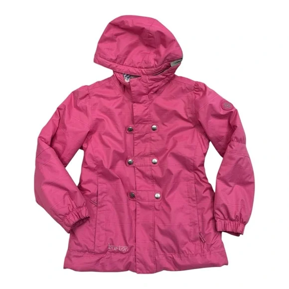 Burton Girls Large Pink Snow Boarding Ski Jacket Dry Ride - Picture 1 of 5